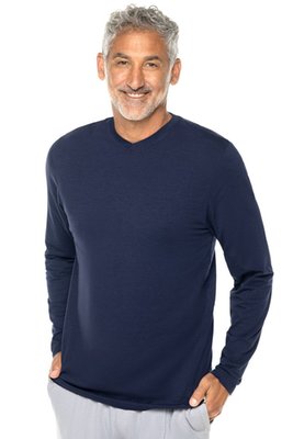 Morada Men Ls V-neck T-shirt