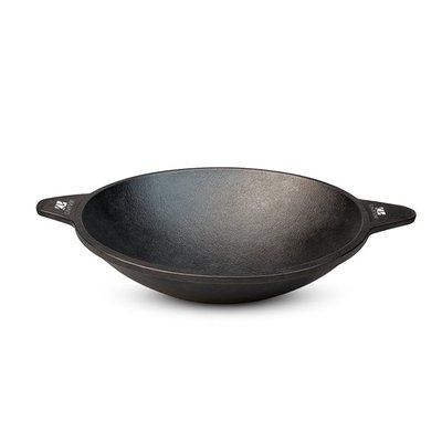 Cast Iron Appam Pan Rough Surface, Works on Induction, Gas, Electric Coil, Oven, Campfire & BBQ, 8.5 Inches