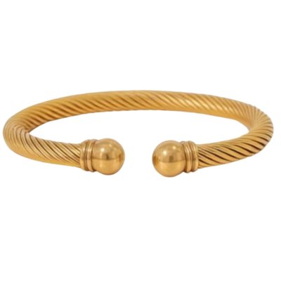 Waterproof Twisted Wire Bracelet