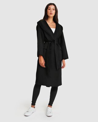 Runaway Wool Blend Robe Coat