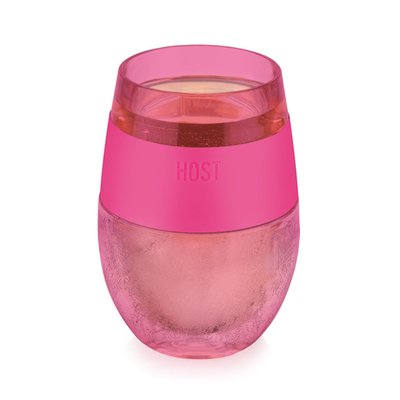 Wine FREEZE™ Cooling Cup in Translucent Magenta