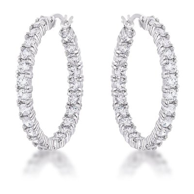 Eternity Hoop Earrings