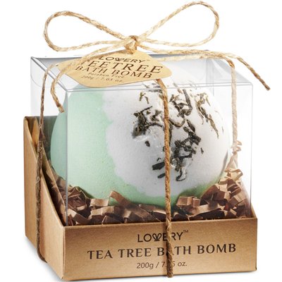Tea Tree Bubble Bath Bomb, 7oz Handmade Body Care Bath Fizzy