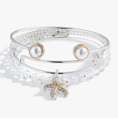 Starfish Bangles Set Of 3