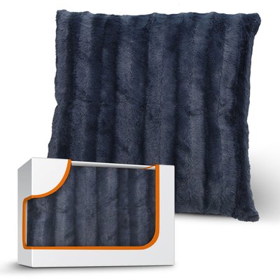 Plush Faux Fur Decorative Throw Pillow Cover, Soft Fuzzy Cushion Case