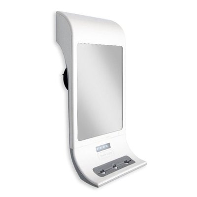 Fogless Lighted Shower Mirror with Wall Mount & Bluetooth Speaker