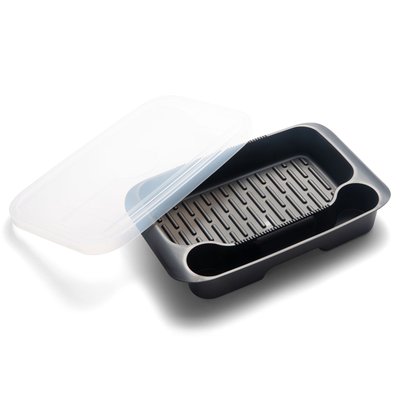 Grill Prep Tray with Lid