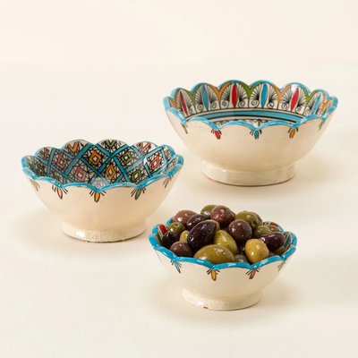 Moroccan Serving Dishes - Set Of 3