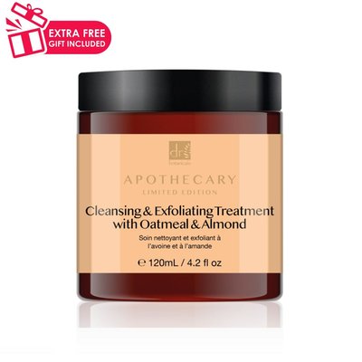 Dr Botanicals Cleansing & Exfoliating Treatment with Oatmeal & Almond 120ml