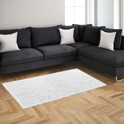 Plush Shaggy Hair Area Fuzzy Rug 32" X 61"