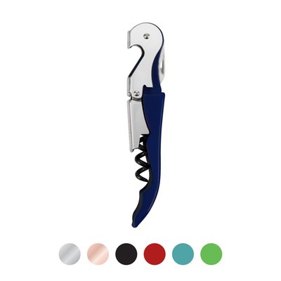 Truetap™: Double-Hinged Corkscrew in Navy Blue