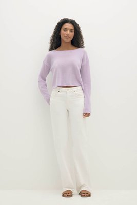 Poppie Cropped Cashmere Crewneck Sweater