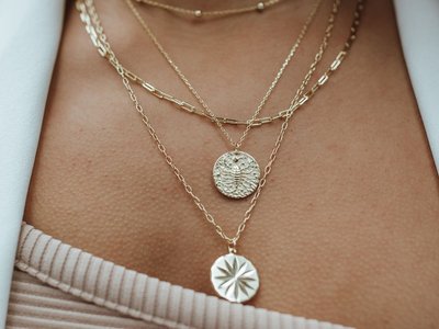 Zodiac Coin Necklace
