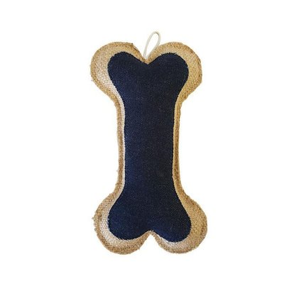 Jute Bone Pillow Toy