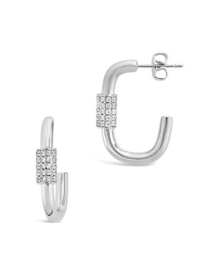 Oval Carabiner Hoops