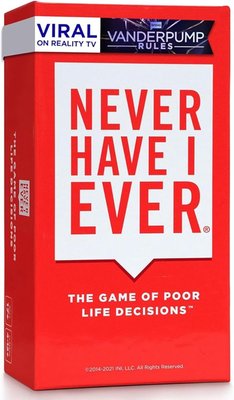 Never Have I Ever Party Card Game: Classic Edition, Ages 17 and Above