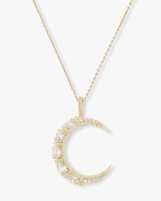 She's An Icon Moon Necklace
