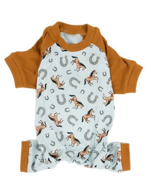 Leveret Dog Cotton Pajama Horse