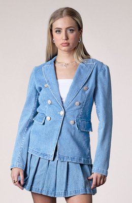 Miley Recycled Blazer - Light Stone