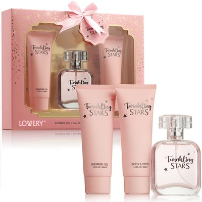Twinkling Stars Womens 3pc Home Spa Gift
