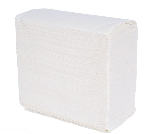 Premium Full Fold Napkin, White, 1-Ply, 12 x 17 in