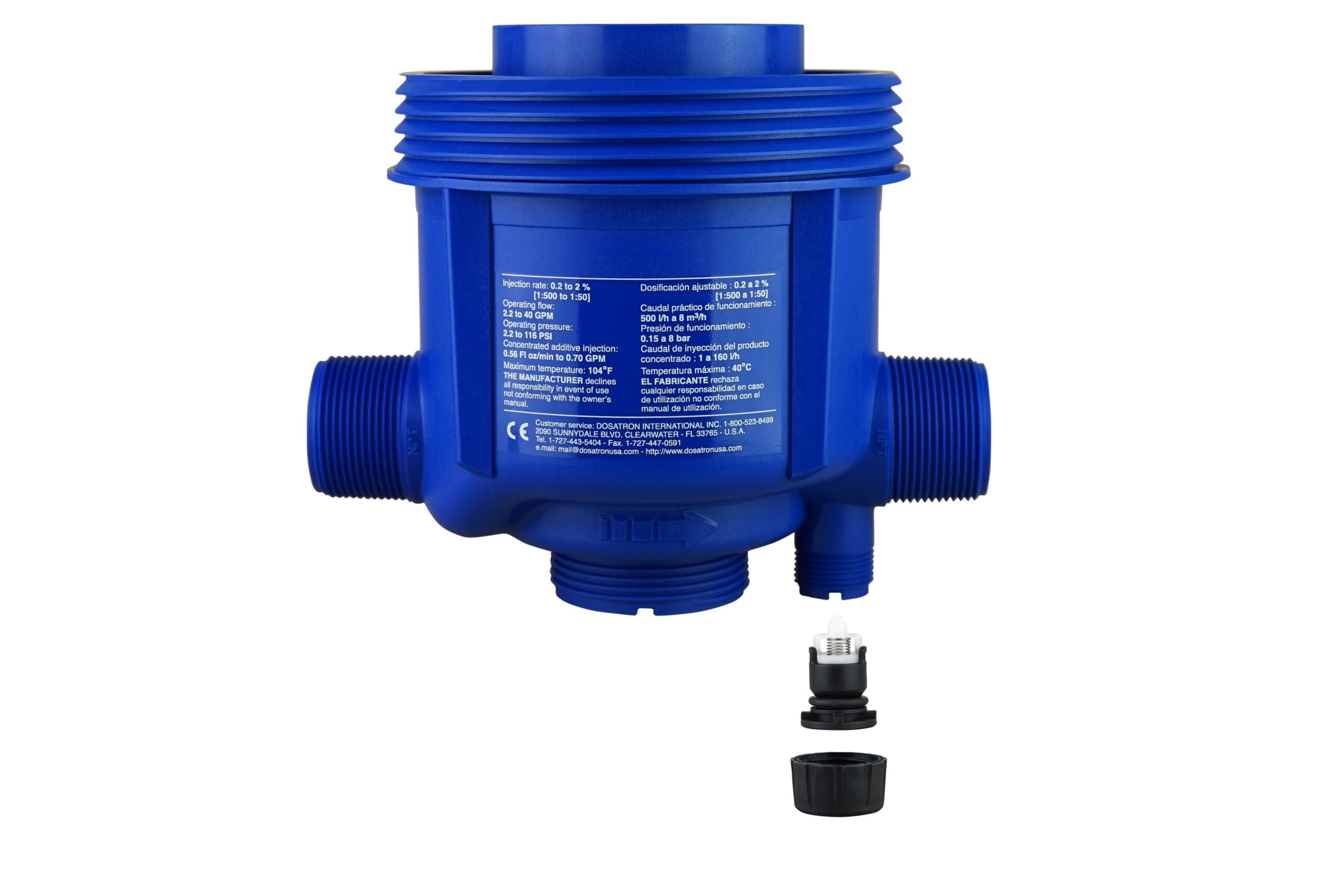 Buy Body Assembly for the D40 Series (8PJ066NPT) | Dosatron Shop