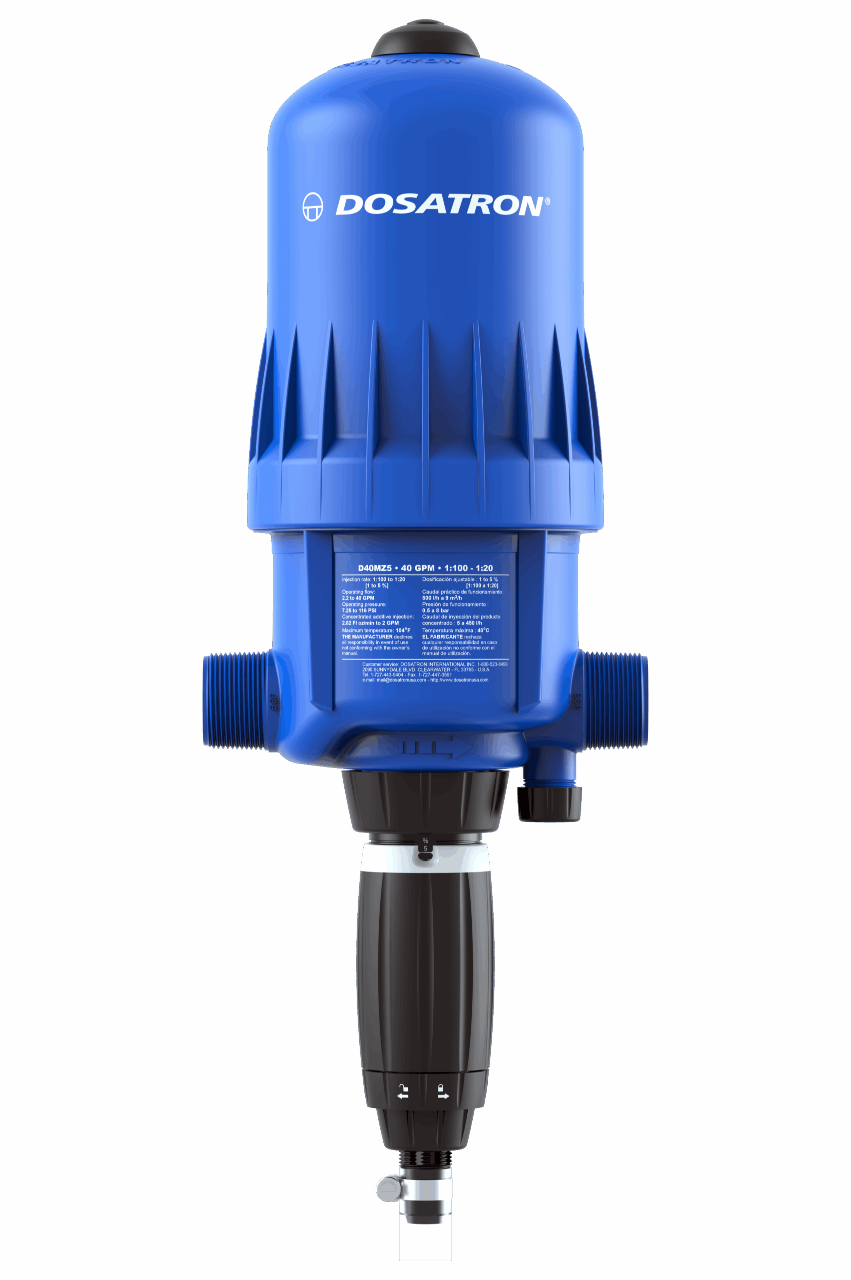 Buy D40MZ5 - 40 GPM Dosing Pump | Buy Dosatron Dosing Pumps