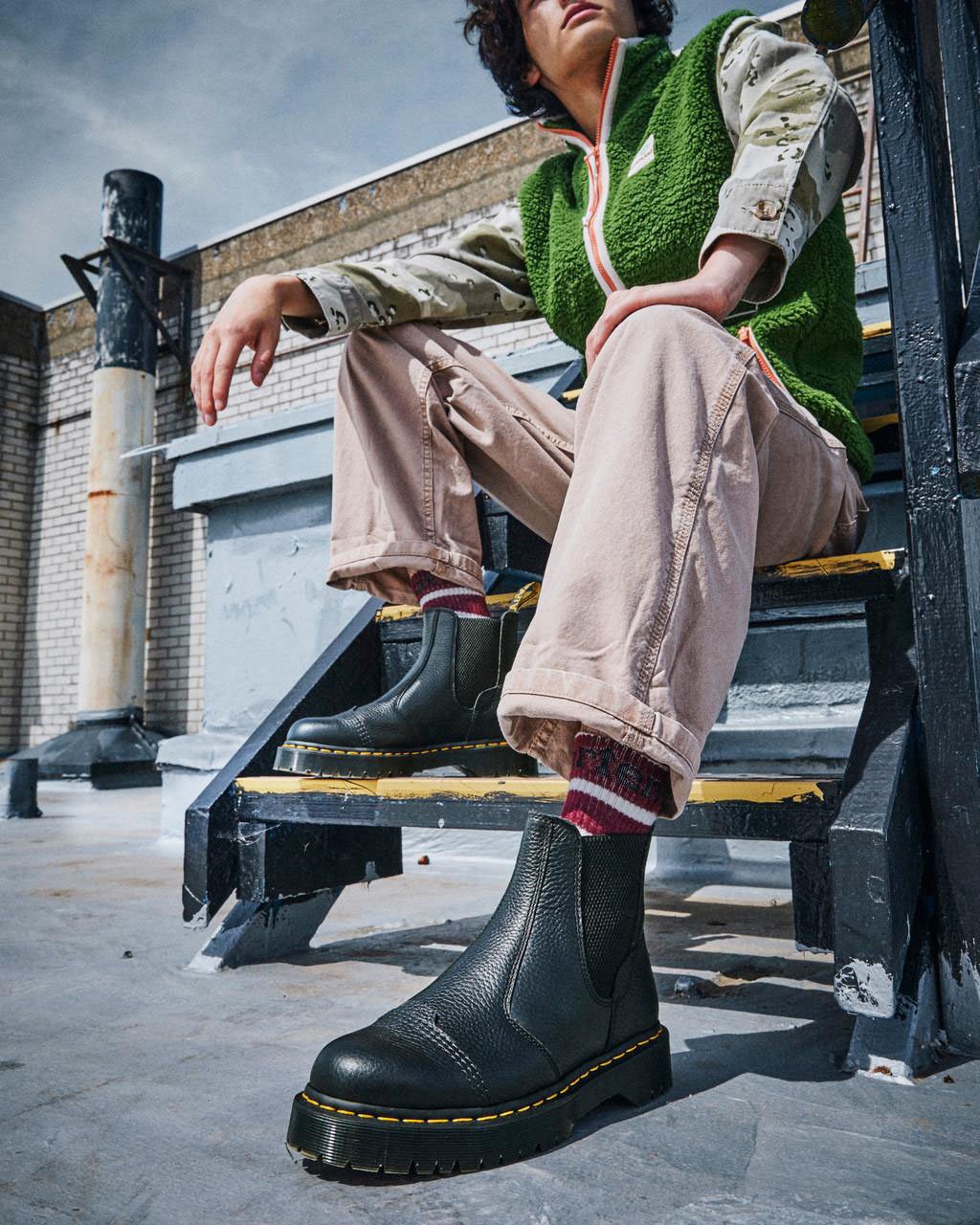 Doc martens shops chelsea plateforme