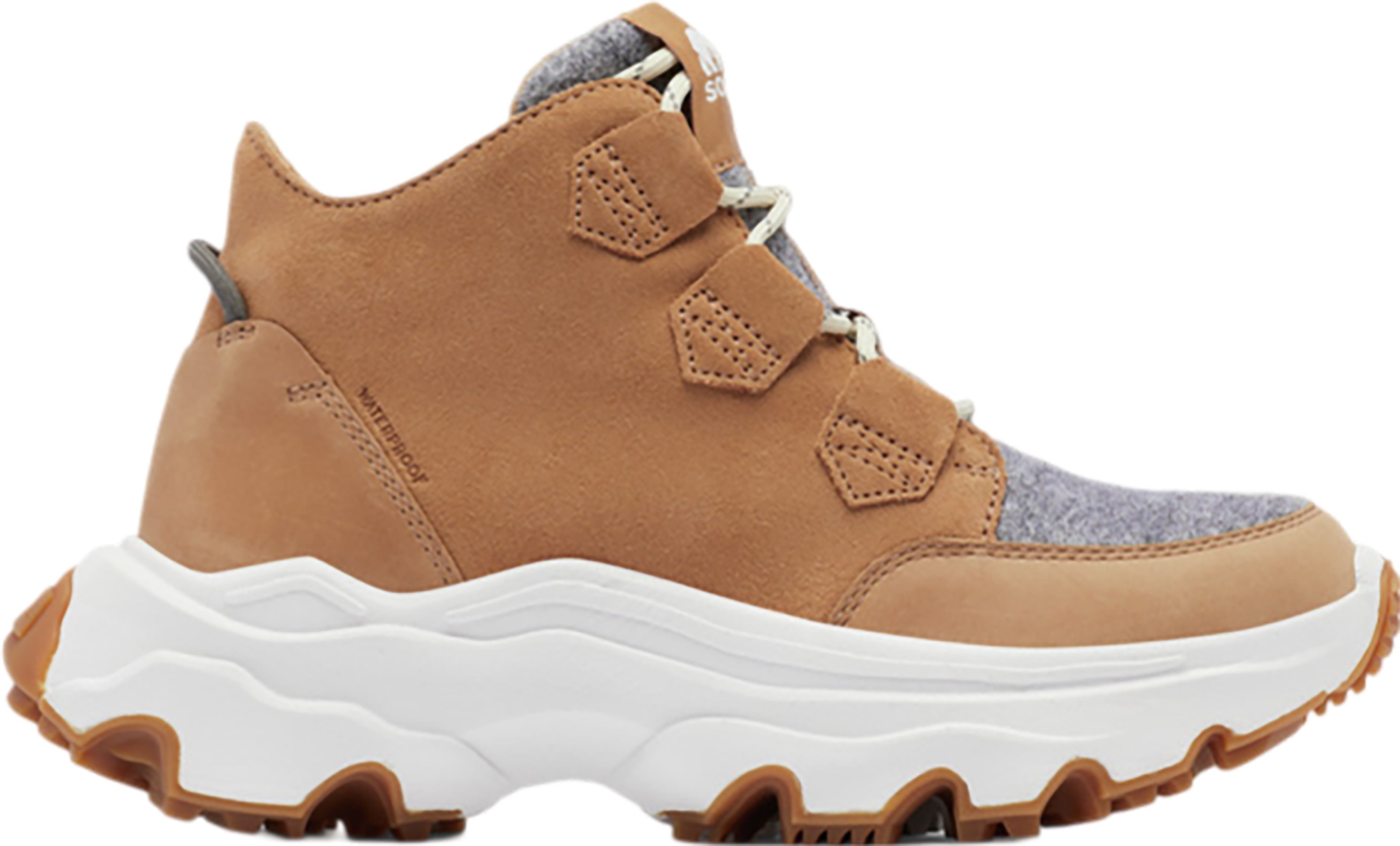 Sorel Kinetic Breakthru Caribou Waterproof Sneaker Boots Women's