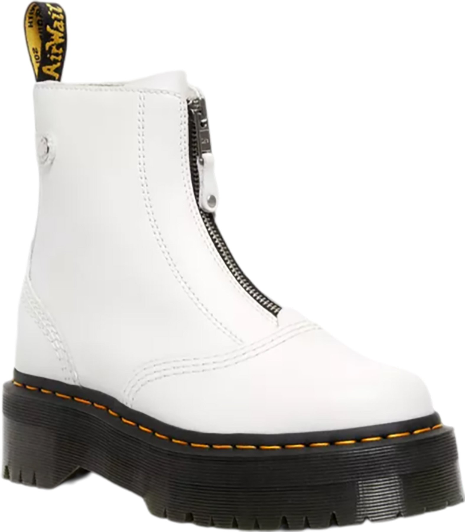 Martens Jetta Zipped Sendal Leather Platform Boots Women's