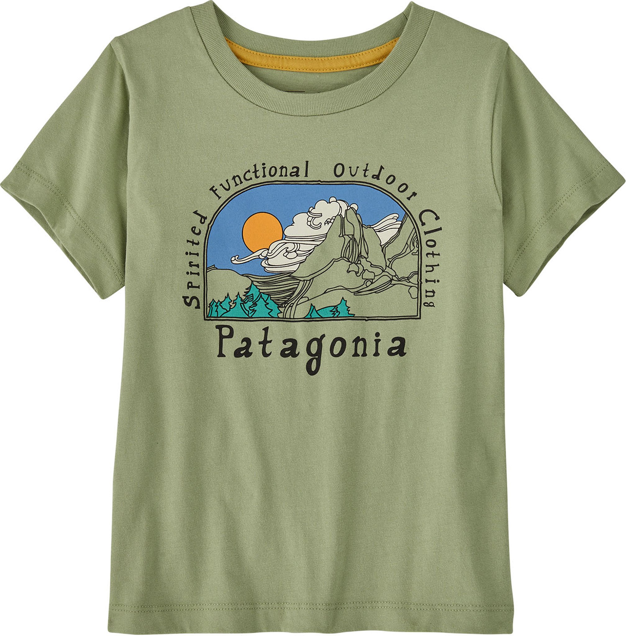 Patagonia Baby Regenerative Organic Certified Cotton Graphic T-Shirt 18M / Fitz Roy Flurries: Quartz Coral