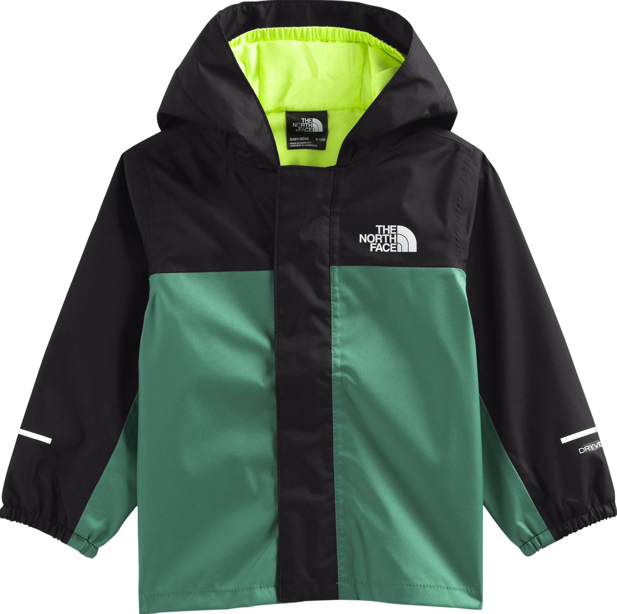 Green north face rain jacket online