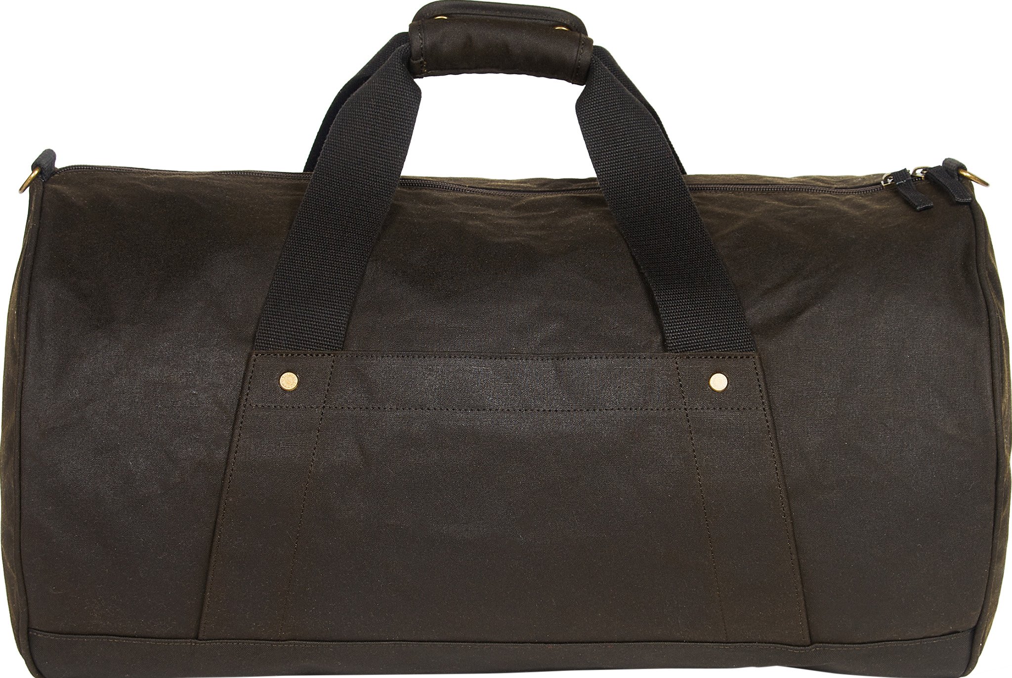 Barbour leather duffle bag online