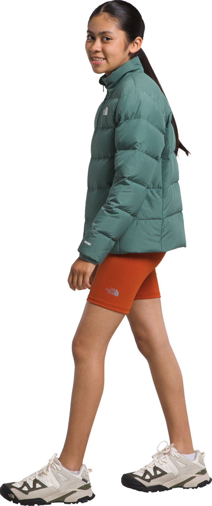 The North Face - Girls Printed Reversible North Down Hooded