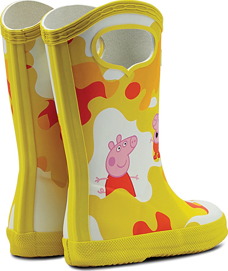 Hunter Original Kids First Peppa Pig Grab Handle Rain Boots Kids The Last Hunt