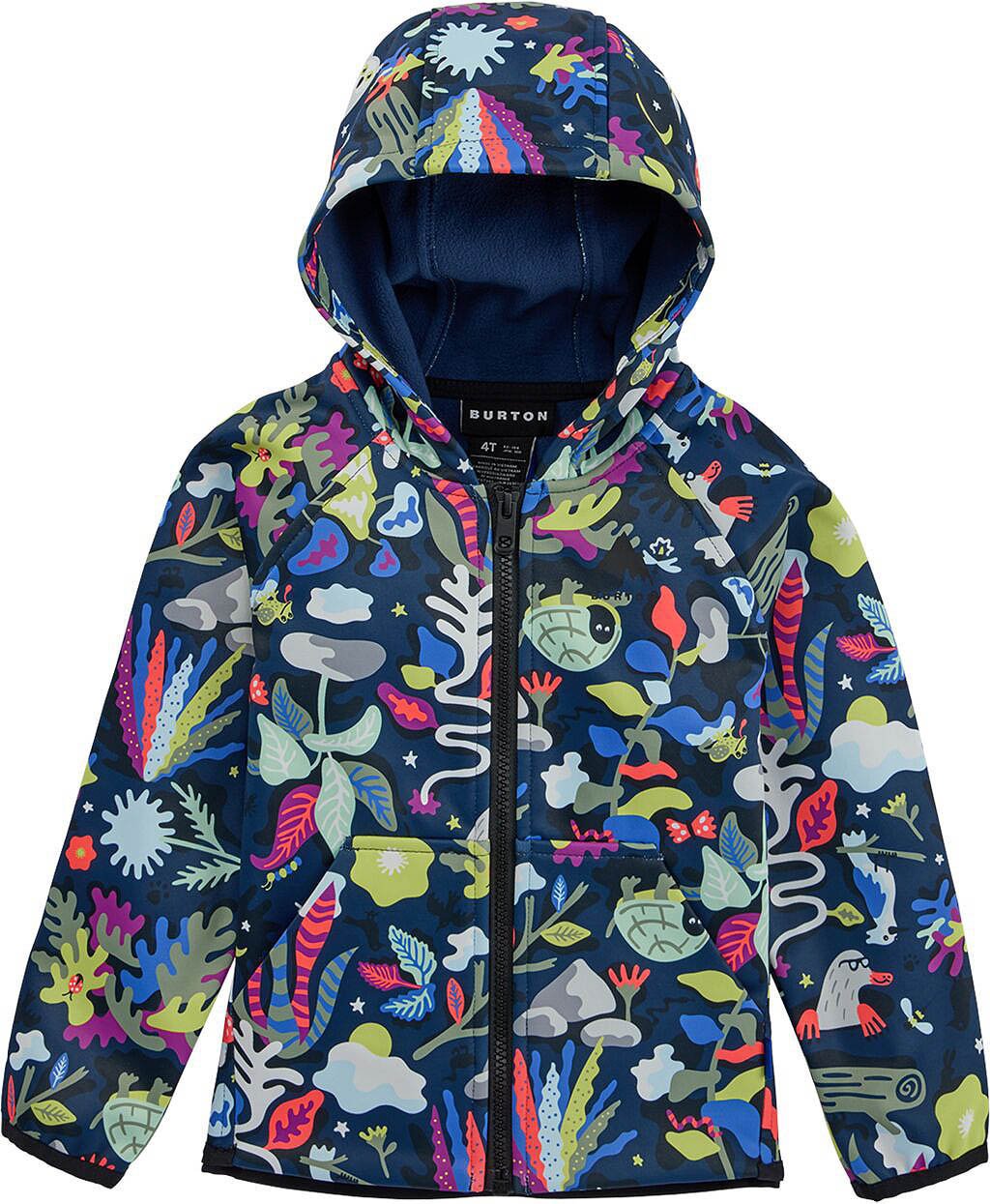 BURTON フード付きグリーンジャケット BURTON グリーン フード付きジャケット