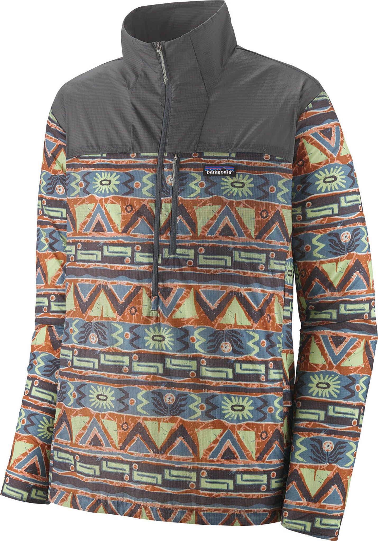 Patagonia Men's Houdini Stash 1/2 Zip Pullover Print