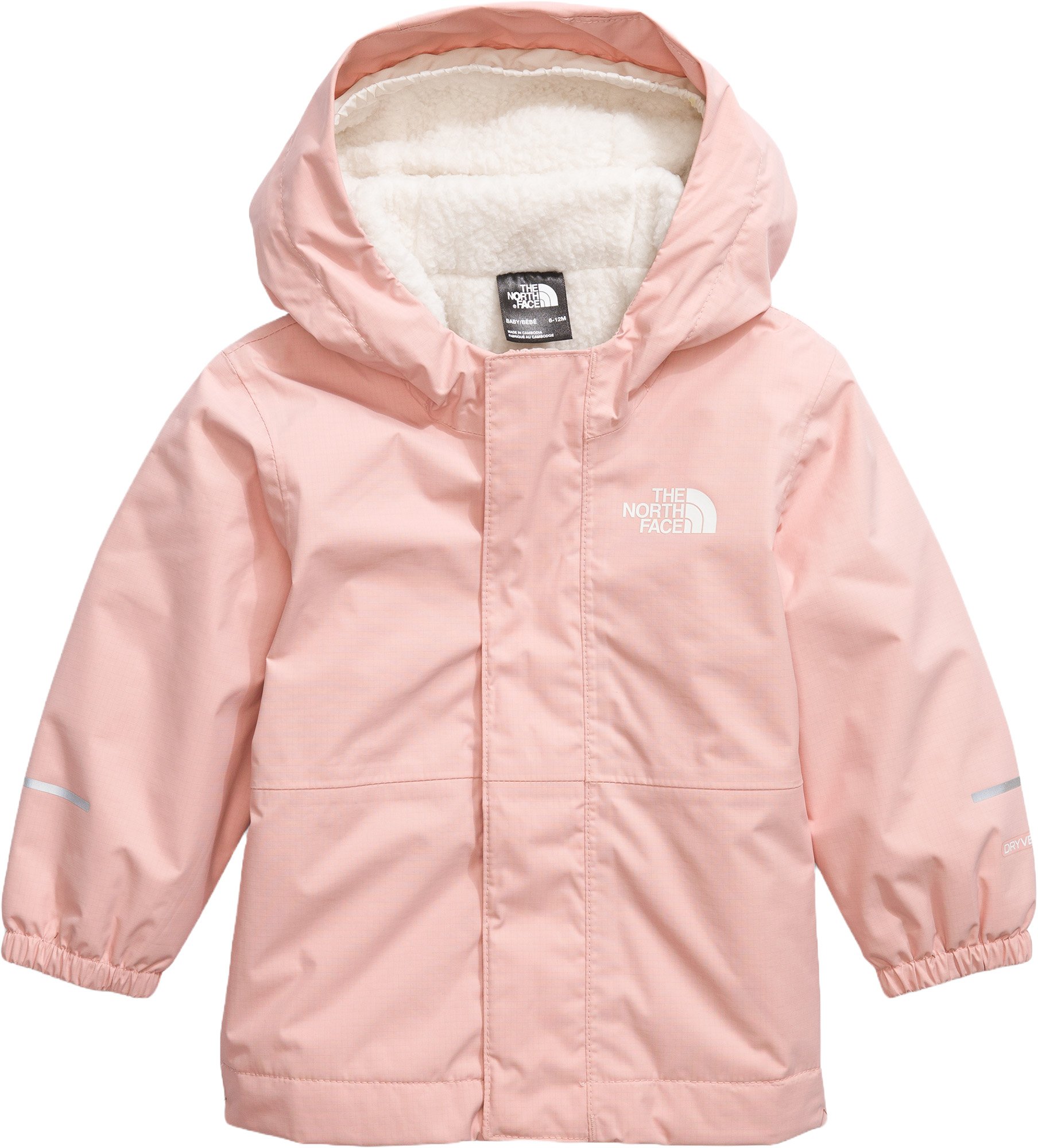 The North Face Warm Antora Rain Jacket Baby Pink Moss NB 3M