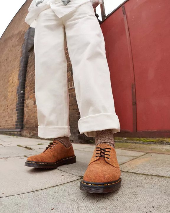 Dr. Martens Smiths Marbled Suede Shoes - Unisex | The Last Hunt