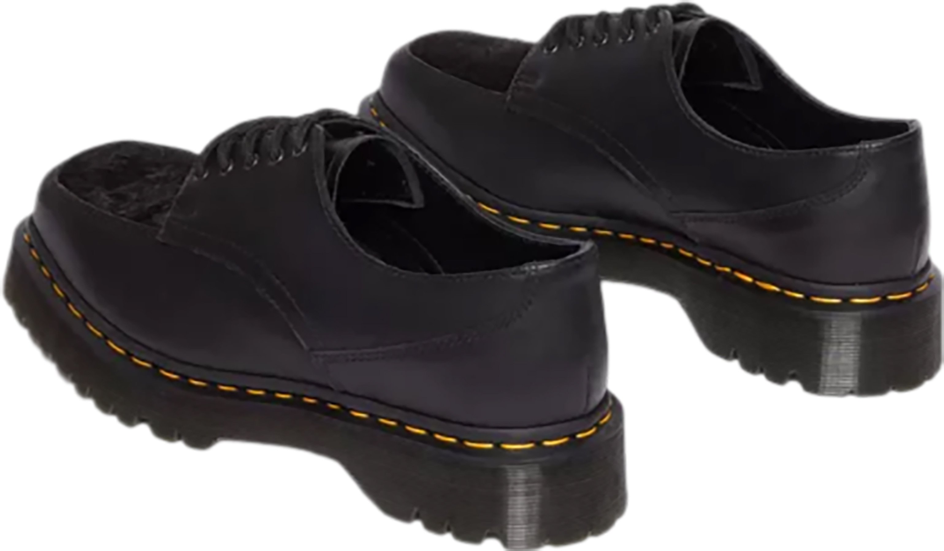 Dr. Martens 5-Eye Bex Square Toe Hair-On & Leather Shoes