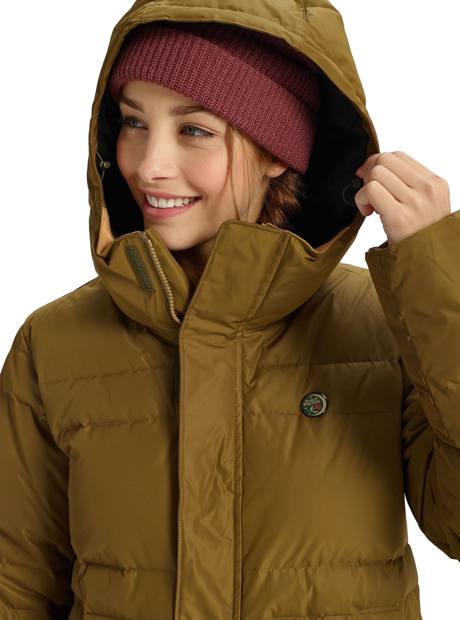 Burton mora moss down jacket online