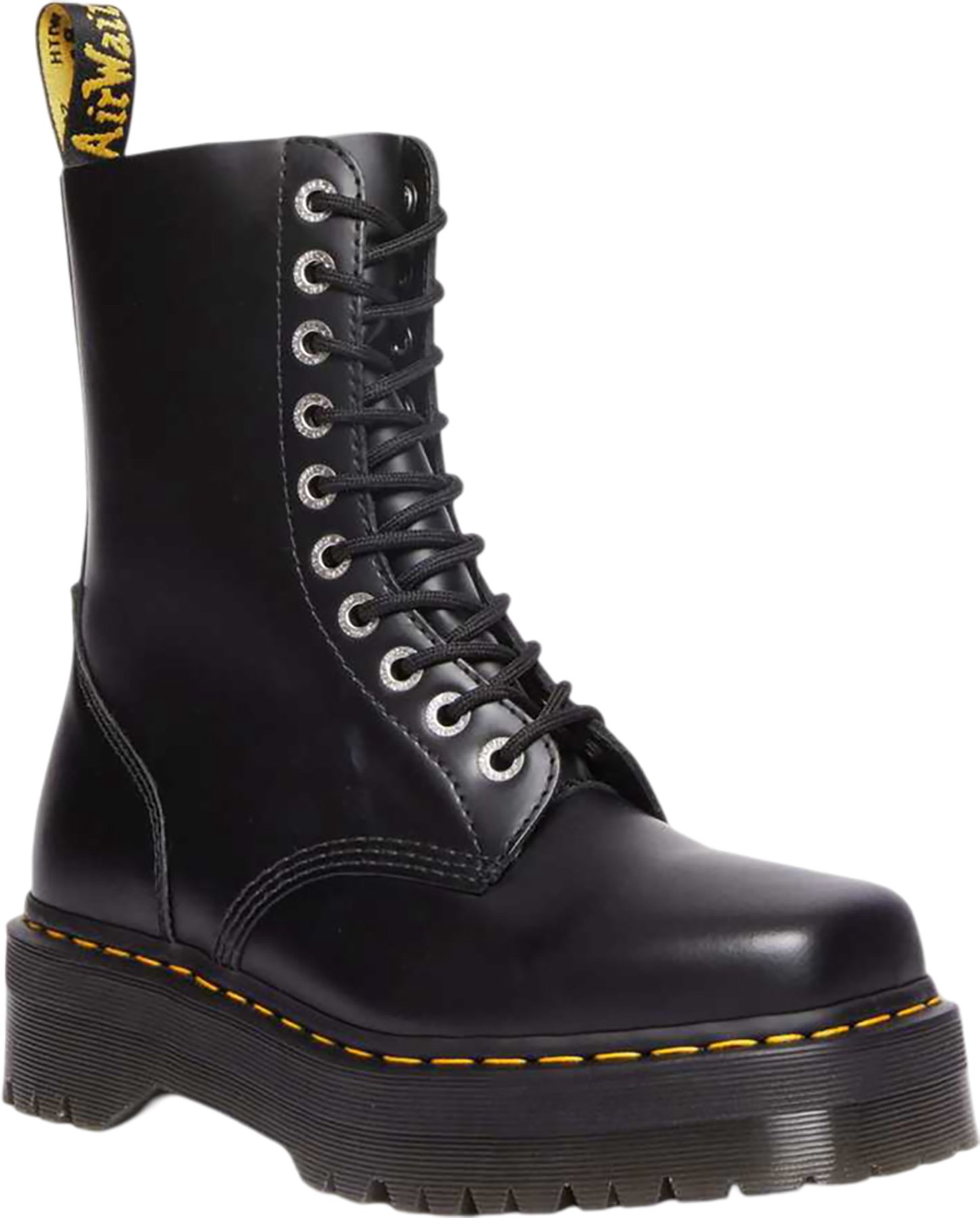 Dr. Martens 1490 Quad Squared Black Polished Smooth