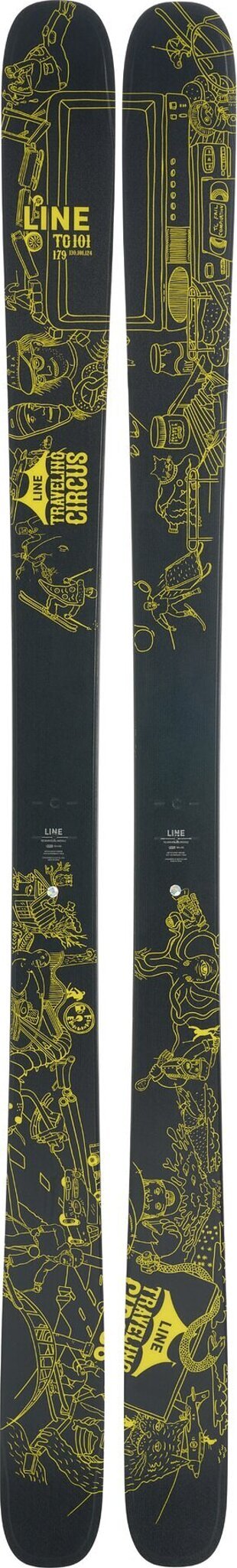 LINE Travelling Circus 101 Skis - Men's | The Last Hunt