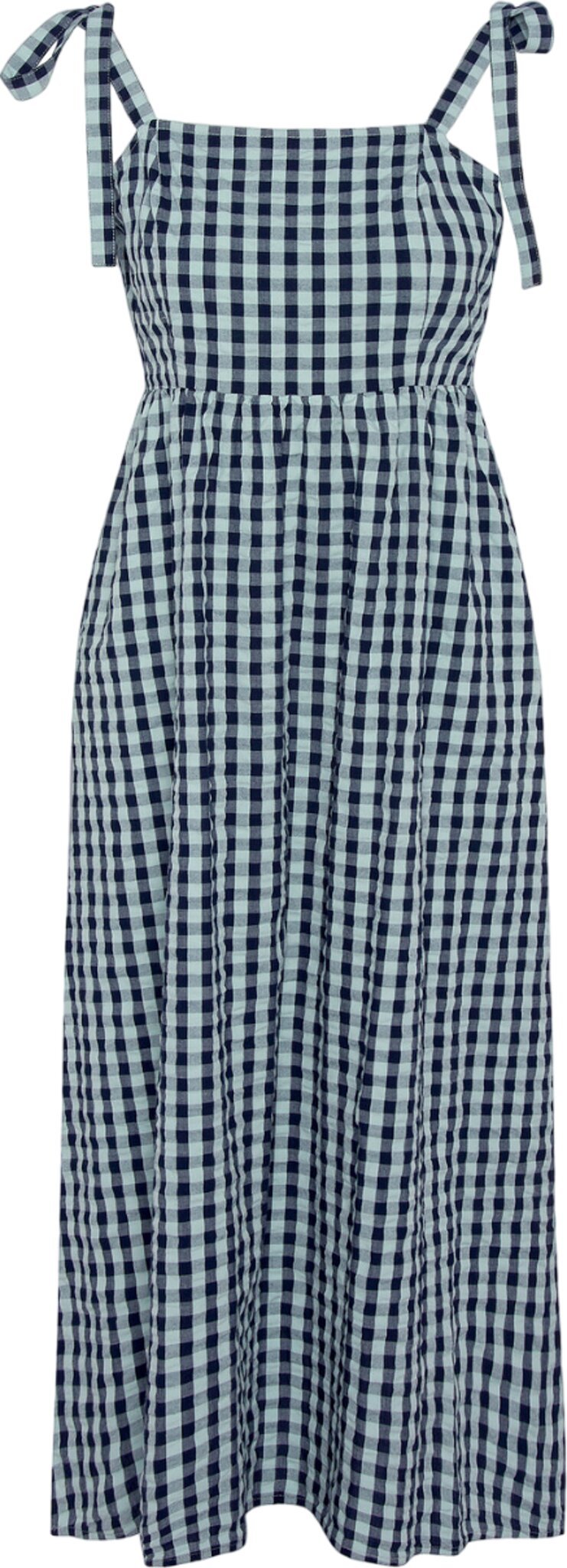 Gingham midi best sale