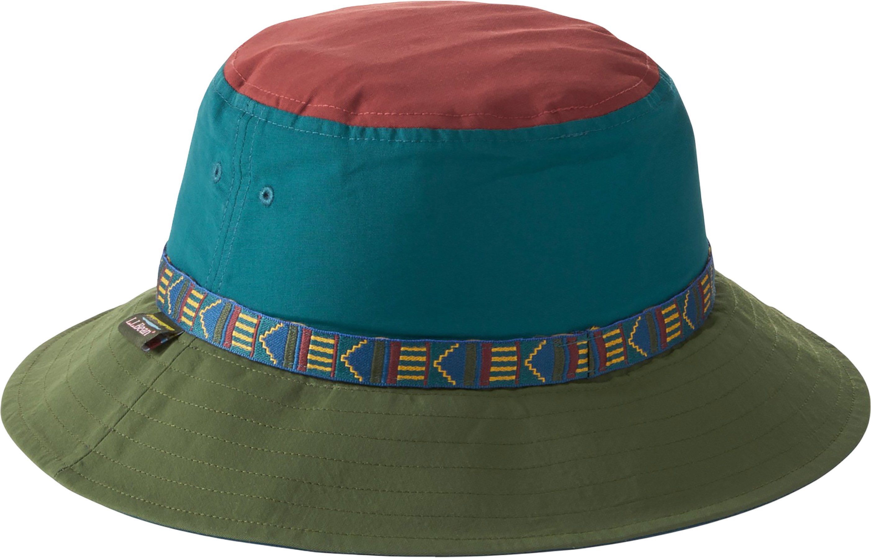 【ANGLAN】Color Block Mountain Boonie Hat L.L. Bean Mountain Classic Colorblock Bucket Hat - Unisex