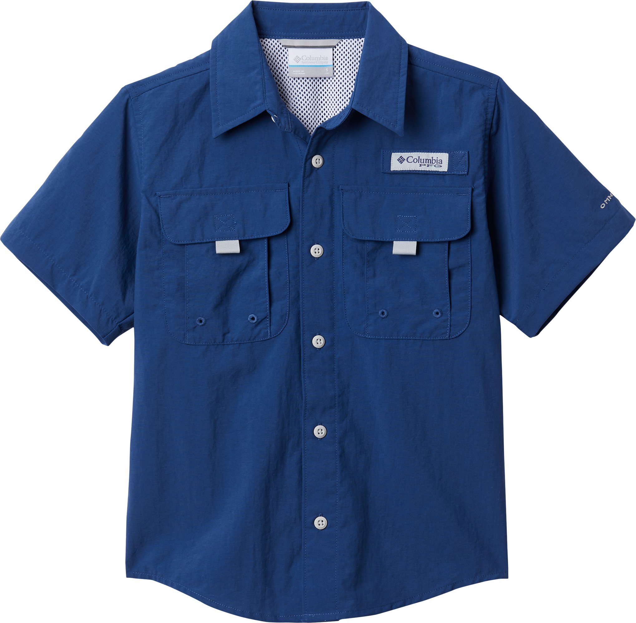 Columbia Bahama Short Sleeve Shirt - Boy's L Carbon