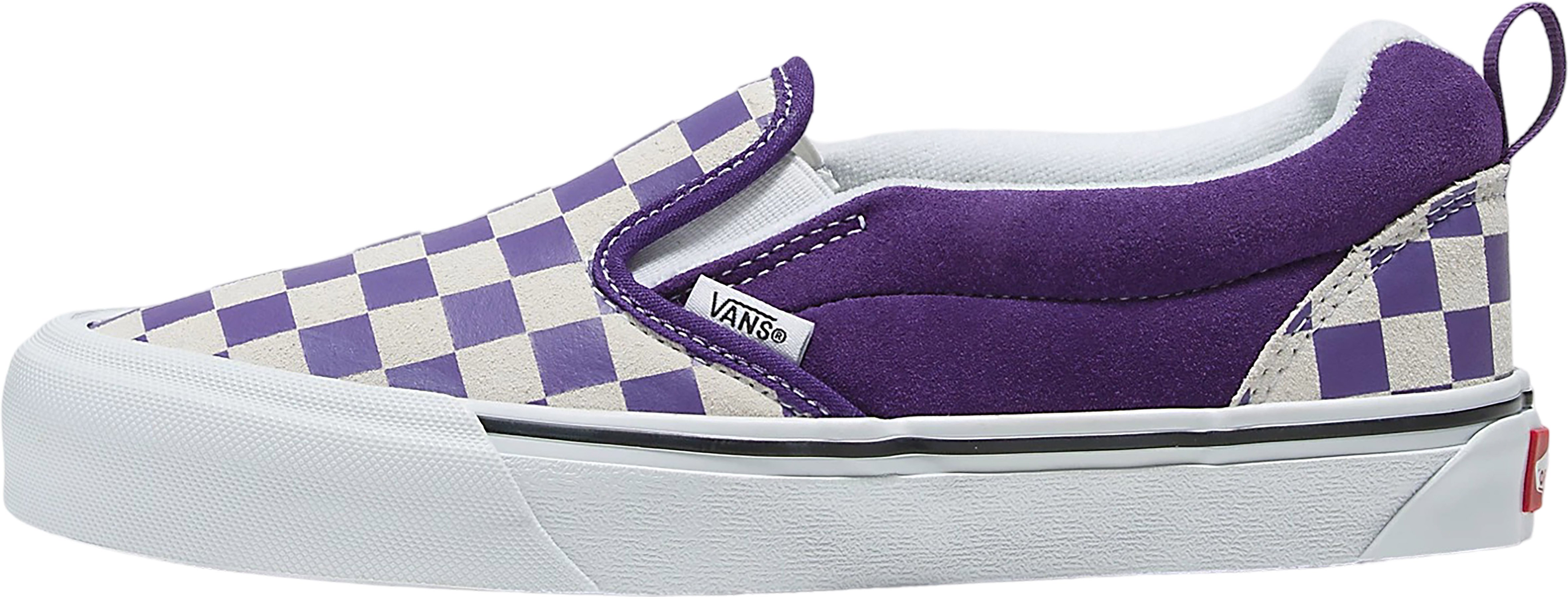 Vans Knu Slip Checkerboard Shoes Women s Purple White 6.5 8