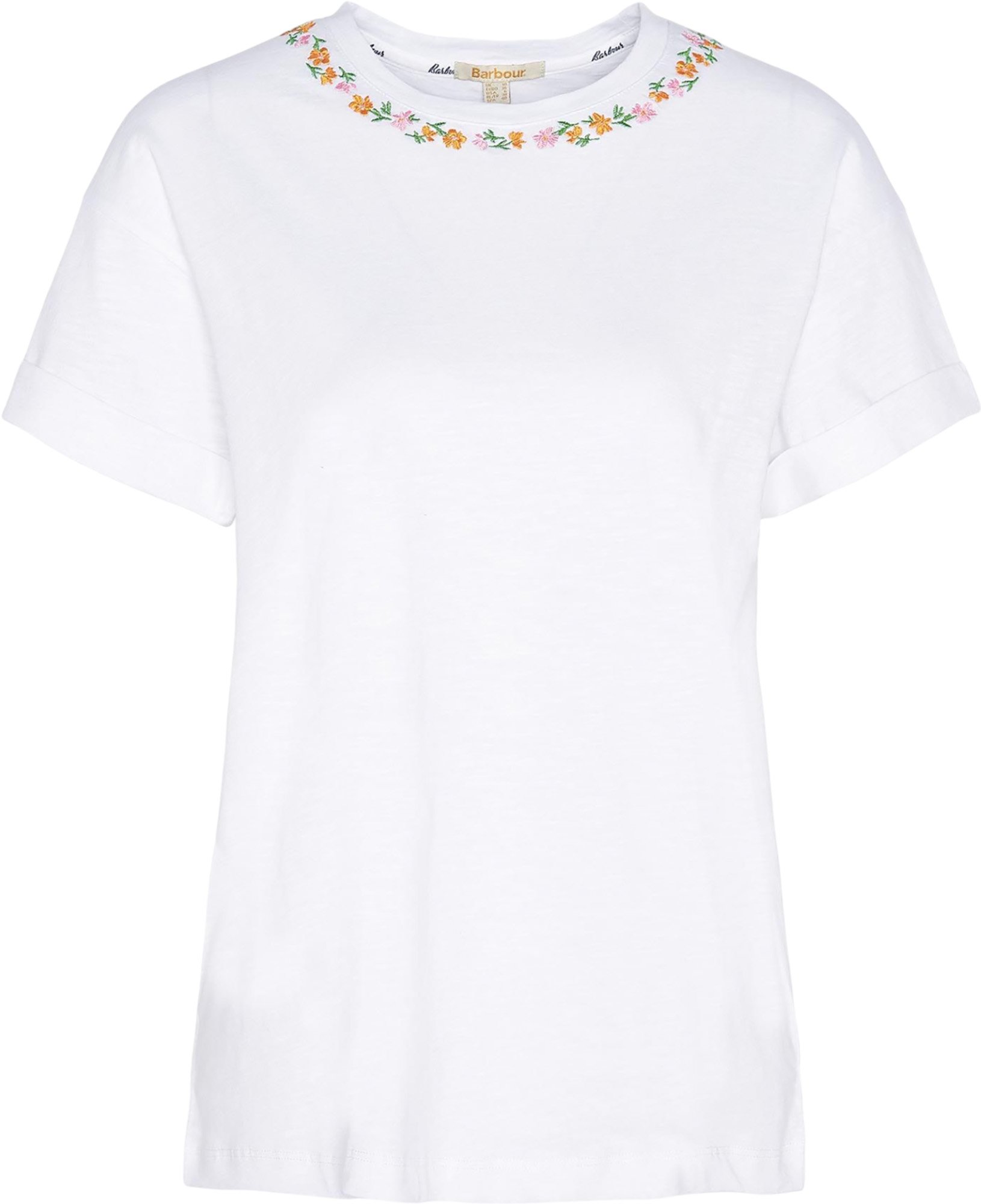 Barbour t shirt womens white on sale