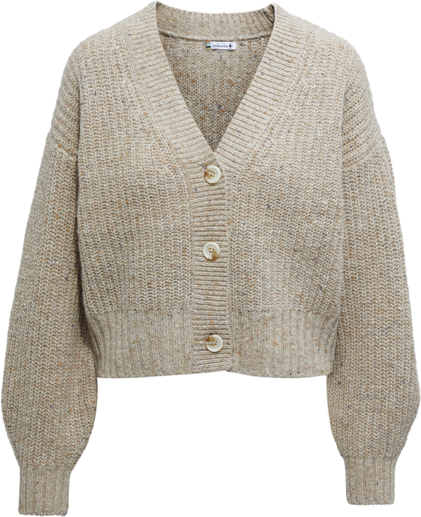 トップス Corn Field Casual / Beige Smartwool Cozy Lodge Cropped Cardigan Sweater - Women's