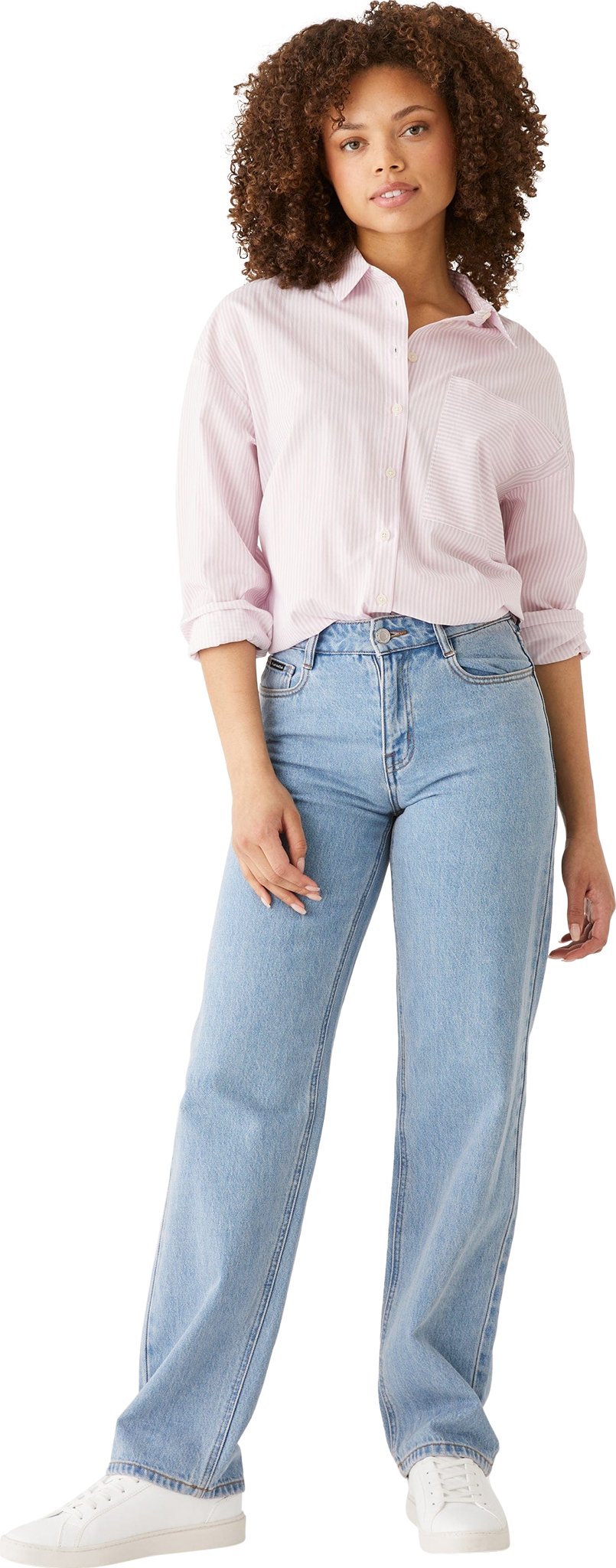 Frank And Oak Courtney Mid Rise Loose Fit Jeans Women's The